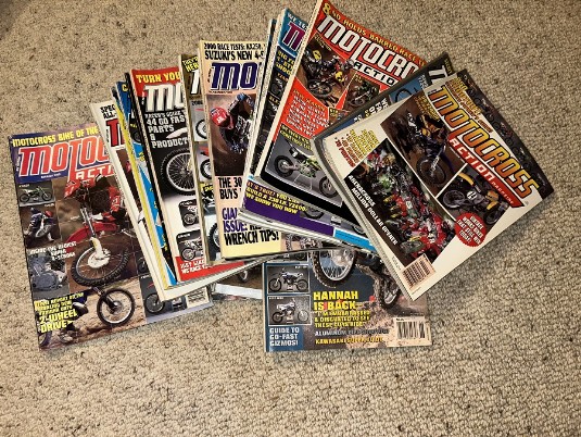 Motocross Zeitschriften aus den 1990ern alte MX Magazine